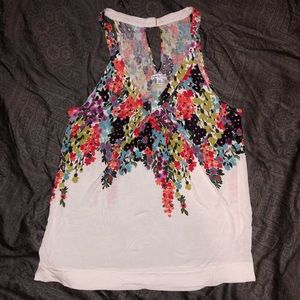 Floral tank top- AEO